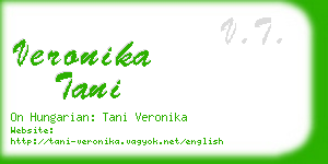 veronika tani business card